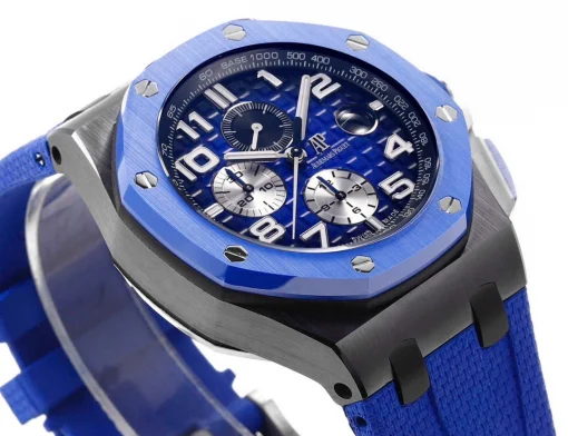 Audemars Piguet Royal Oak Offshore Selfwinding Chronograph in Blue Ceramic 26401RO 44mm - VIP Version