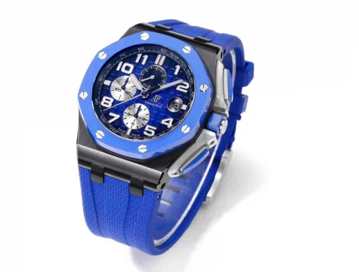 Audemars Piguet Royal Oak Offshore Selfwinding Chronograph in Blue Ceramic 26401RO 44mm - VIP Version
