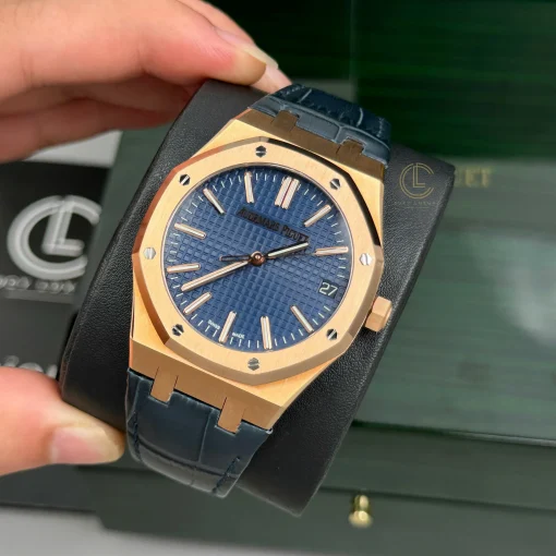 Audemars Piguet Royal Oak 15510OR Yellow Gold 41mm Blue Dial - VIP Version