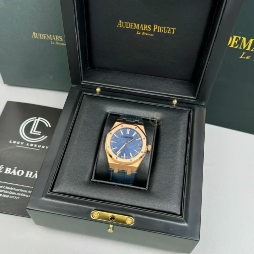 Audemars Piguet Royal Oak 15510OR Yellow Gold 41mm Blue Dial - VIP Version