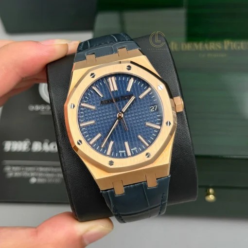 Audemars Piguet Royal Oak 15510OR Yellow Gold 41mm Blue Dial - VIP Version